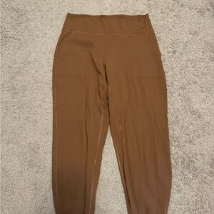 lululemon athletica Brown High-Waist align joggers